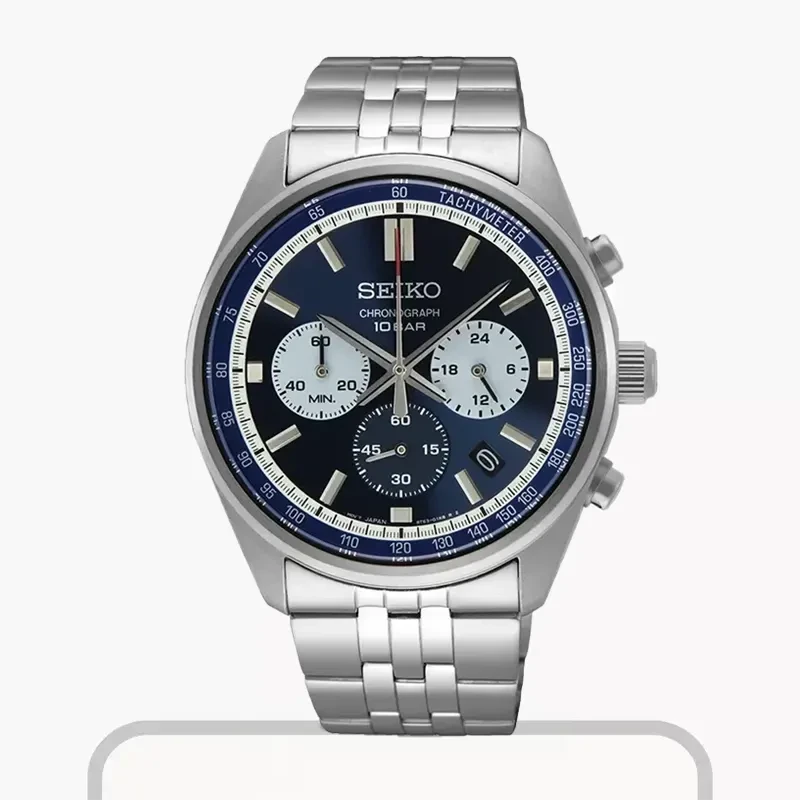 Seiko Chronograph Blue Dial Quartz Men’s Watch- SSB427P1